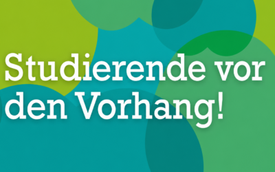 Studierende vor den Vorhang 2026